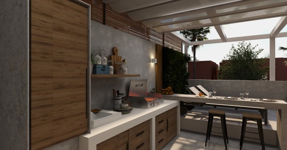 Cozinha exterior