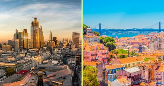 Moving from London to Lisbon