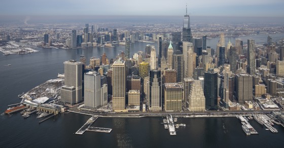 Vista aérea de Manhattan