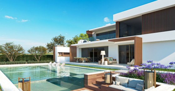 Moradias de luxo nova construção