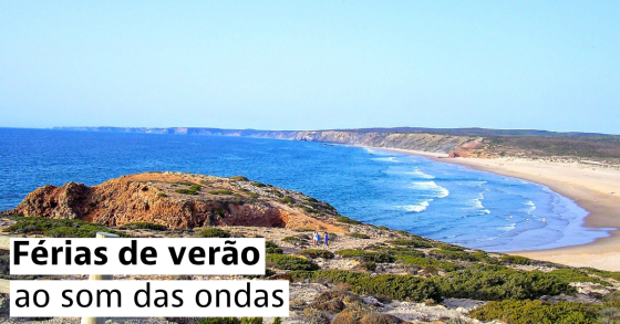 Férias de verão ao som das ondas