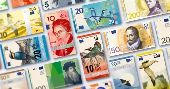 Novas notas Euro