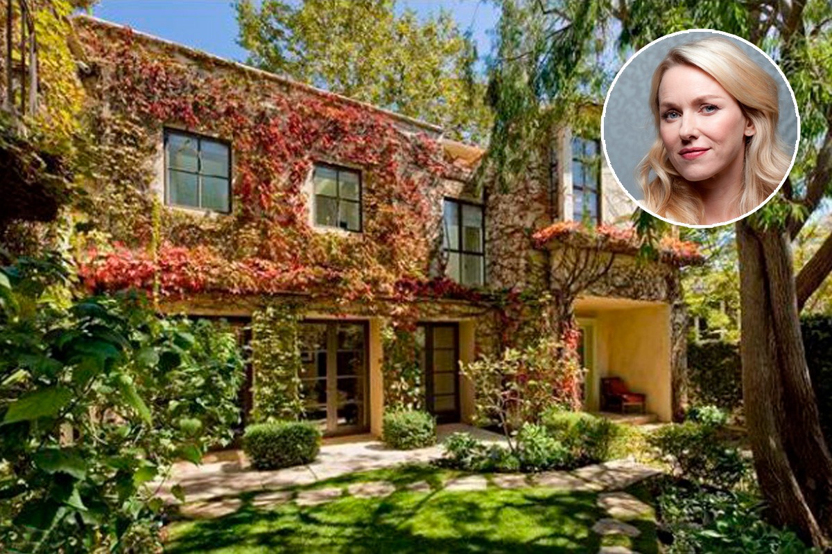 Mansão da actriz Naomi Watts à venda por 4,3 milhões de euros