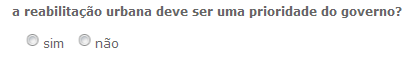 inquérito: a reabilitação urbana deve ser uma prioridade do governo?