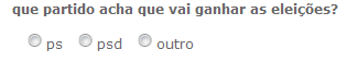 inquérito: que partido acha que vai ganhar as eleições?