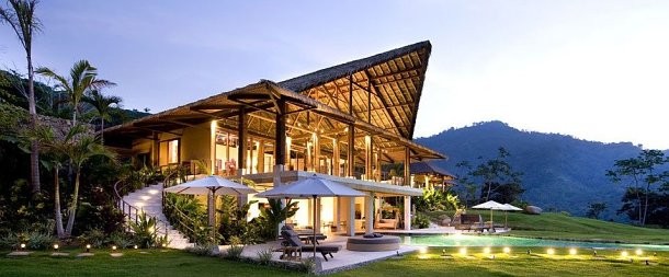 o resort "villa mayana", na costa rica, foi desenhado pelo arquitecto enrique barascout casas de sonho: resort de luxo em reserva natural com vista para o oceano (fotos)