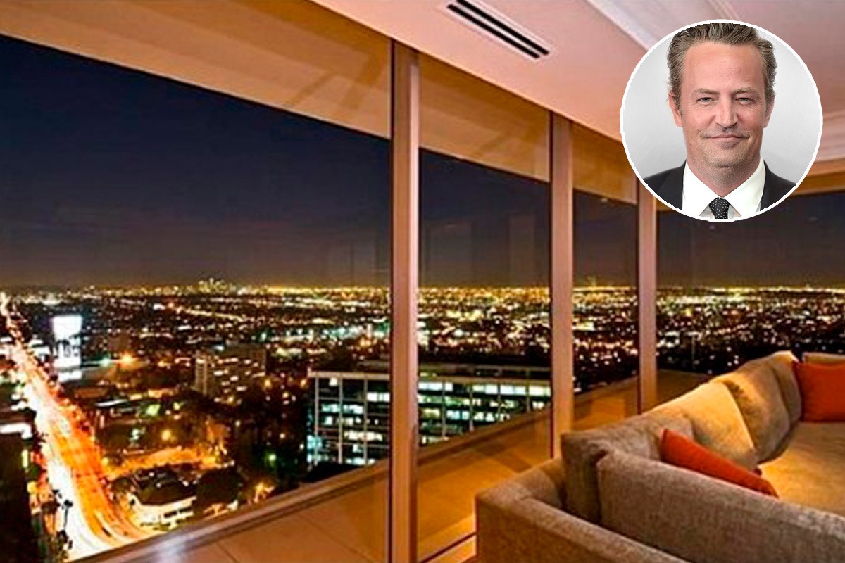 Casas de famosos: Matthew Perry, da série “Friends”, compra um apartamento em Los Angeles por 6 milhões de euros (fotos)