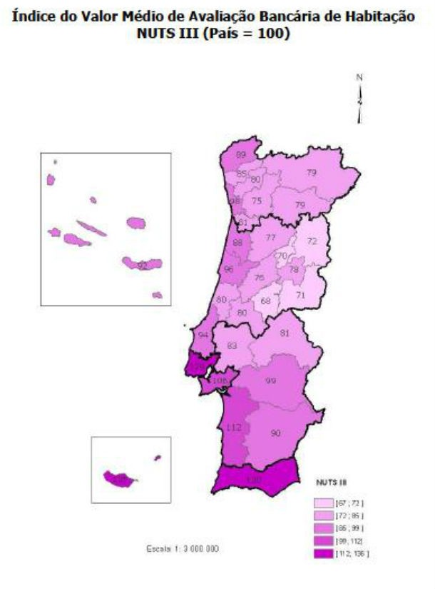 avaliação bancária de casas está a descer há seis meses (gráficos)
