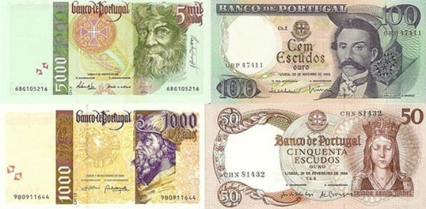 os escudos deixaram de estar em circulação há dez anos ainda há 163 milhões de euros em notas e moedas de escudo