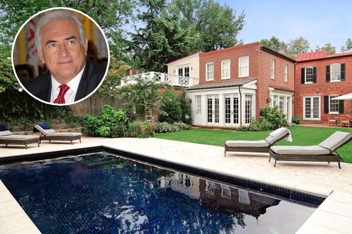 Casas de famosos: ninguém compra a casa de Strauss-Kahn em Washington (fotos)