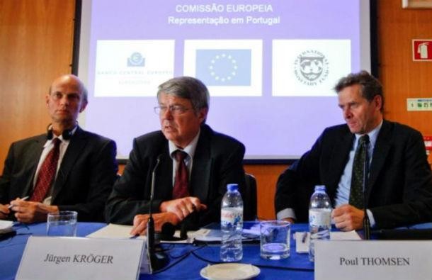 elementos da "troika" que estiveram em portugal a avaliar as contas públicas nacionais reformas estruturais em cima da mesa nas reuniões entre “troika” e governo