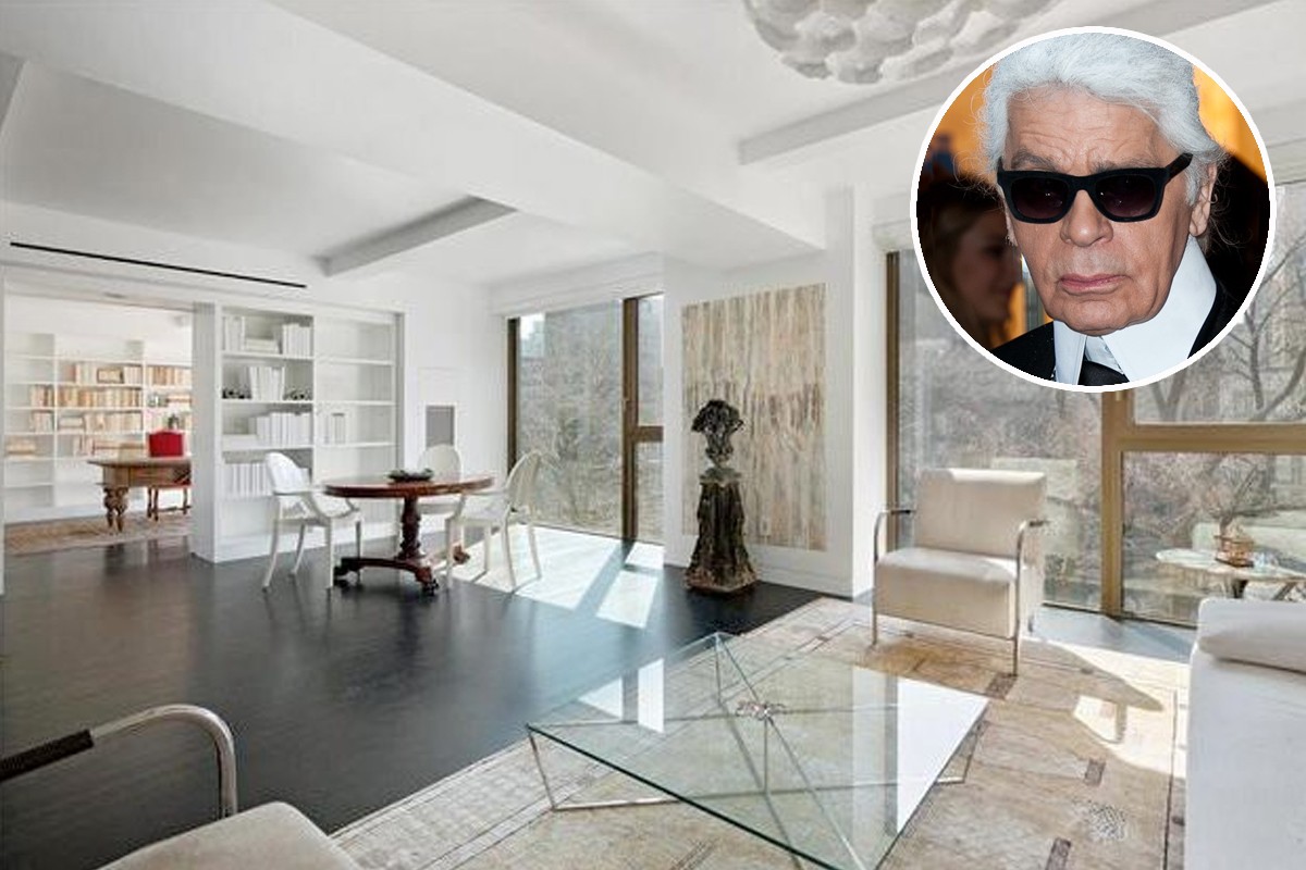 Karl Lagerfeld volta a pôr à venda o seu apartamento em Nova Iorque (fotos)