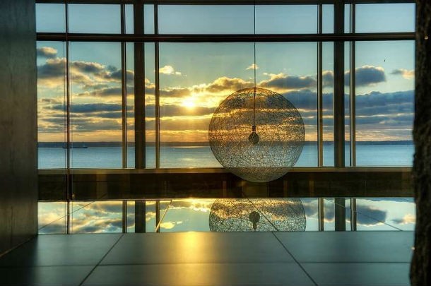 casas de sonho: pôr-do-sol contemporâneo sobre o mar da suécia (fotos)