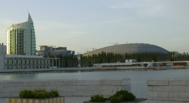 vista geral da expo, onde se encontra o pavilhão atlântico governo aprova venda do pavilhão atlântico por negociação directa