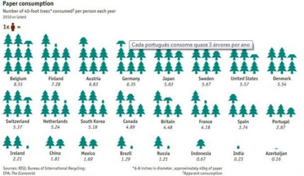 radiografia do dia: os países que consomem mais árvores