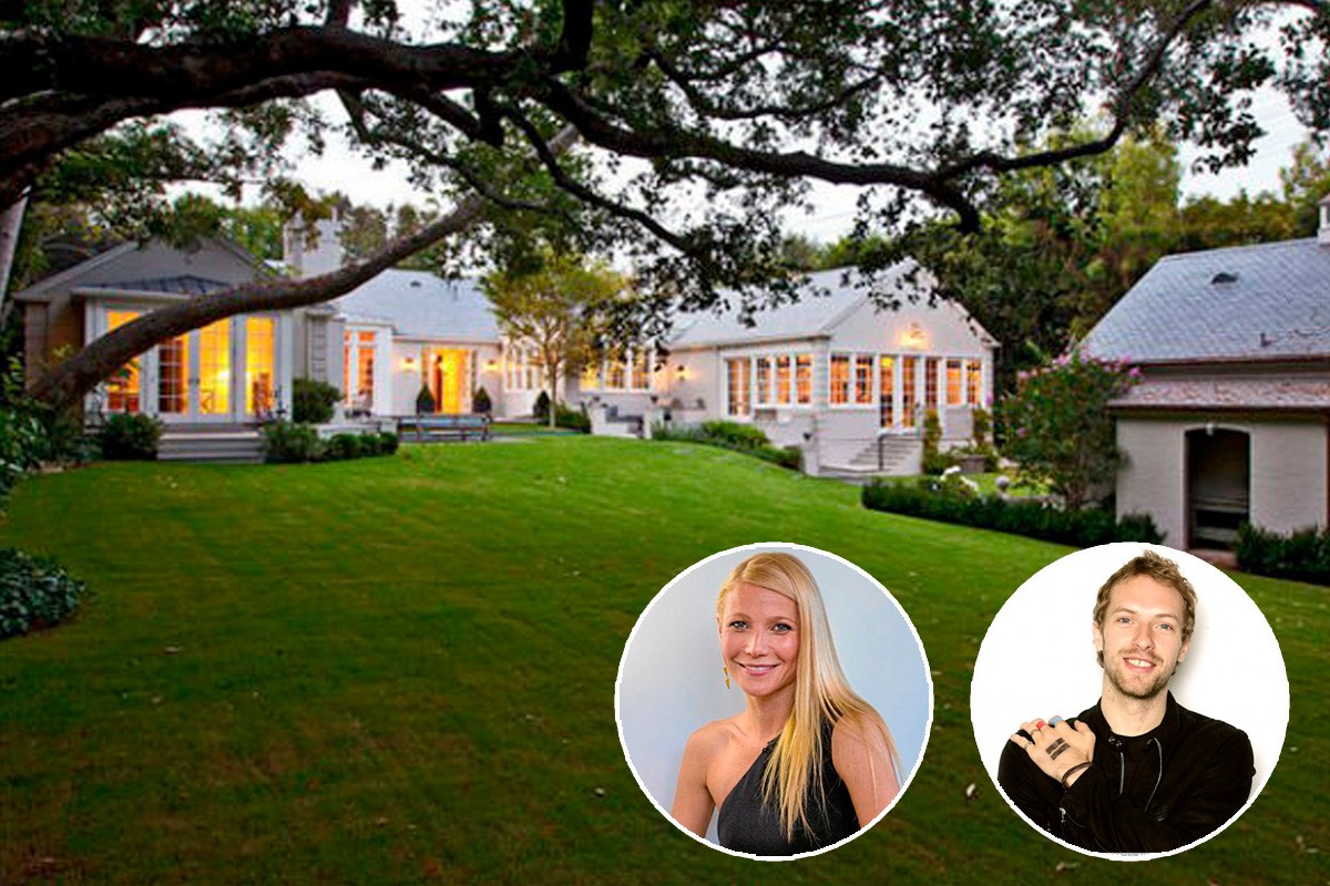 Gwyneth Paltrow e Chris Martin compram uma casa em Los Angeles por mais de oito milhões (fotos)