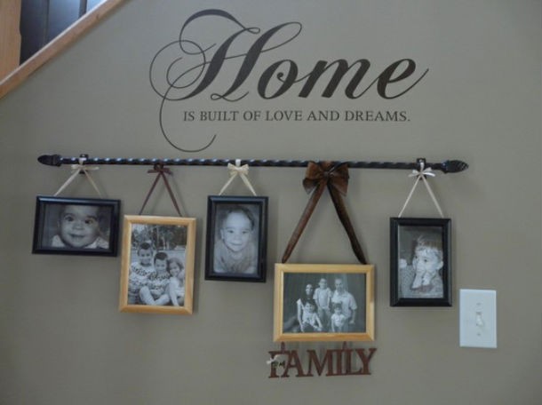 mudar a casa: reciclagem de móveis e ideias para fotos de família