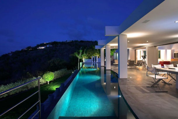 a moderna "villa” nirvana zen está localizada na ilha de são bartolomeu casas de sonho: abraçar as caraíbas numa “villa” tecnológica (fotos)