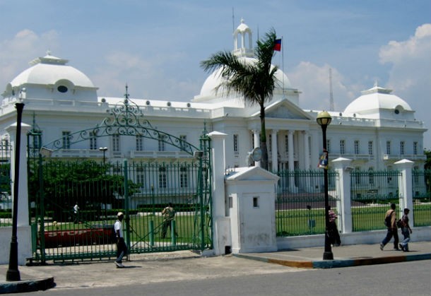vista geral do palácio presidencial do haiti, que está a ser reconstruído palácio presidencial do haiti começou a ser reconstruído