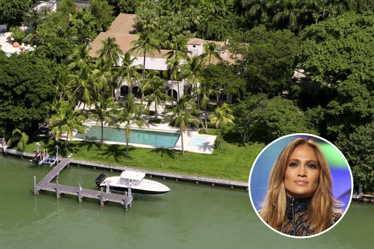 Antiga casa de Jennifer Lopez em Miami à venda por 31 milhões de euros (fotos)