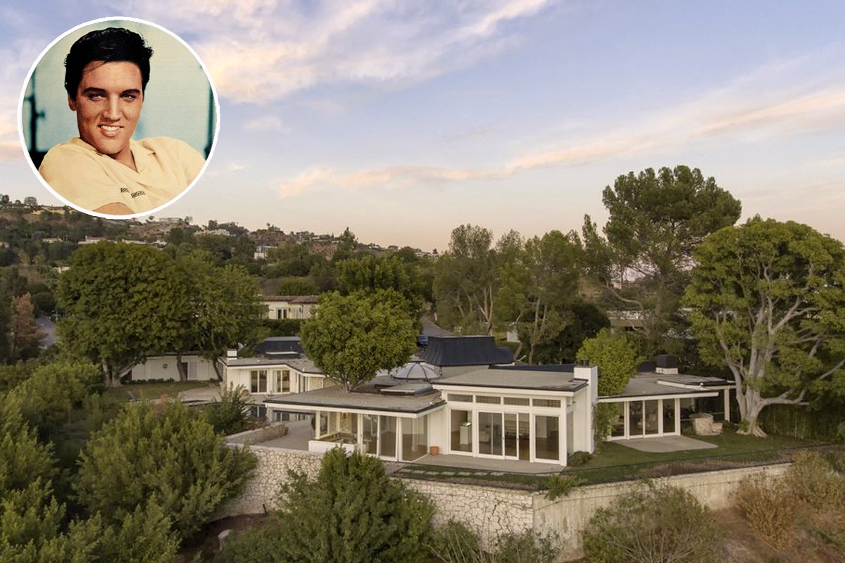 Casa de Elvis Presley em Beverly Hills à venda por 1,5 milhões