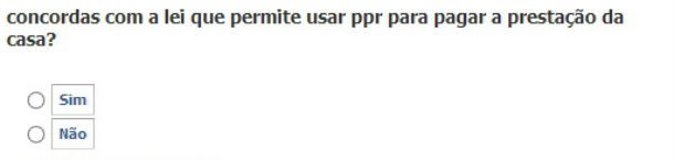 inquérito: concordas com a lei que permite usar ppr para pagar a prestação da casa?