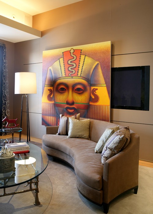 ideias de decoração para esconder a televisão da sala (fotos) 