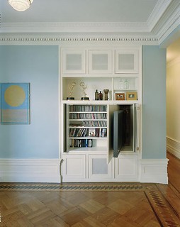 ideias de decoração para esconder a televisão da sala (fotos) 