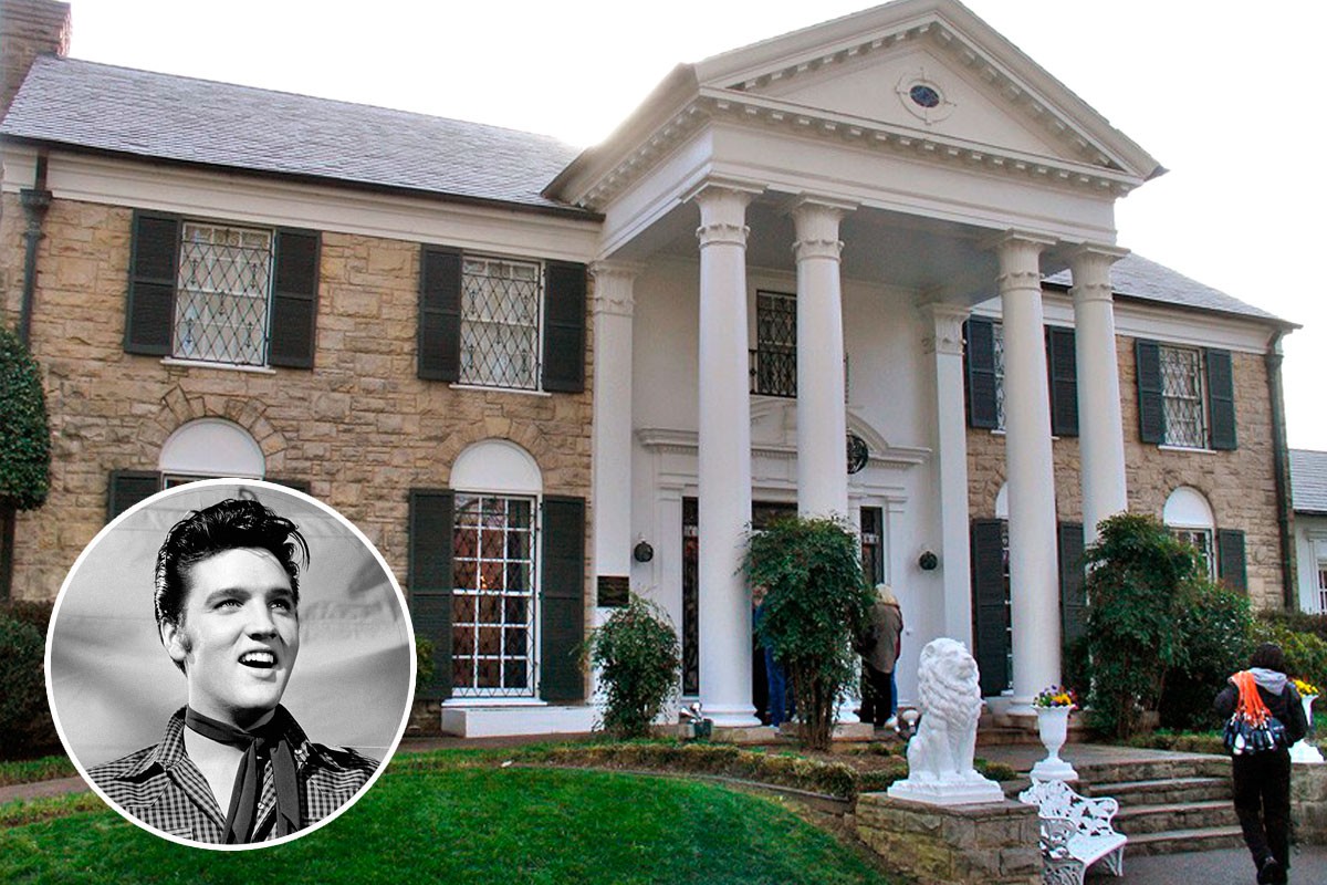 Graceland, a casa de Elvis Presley, está à venda por 153 milhões (fotos) 