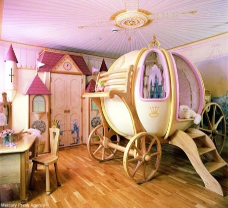 quartos de princesas com decorações excêntricas (fotos)