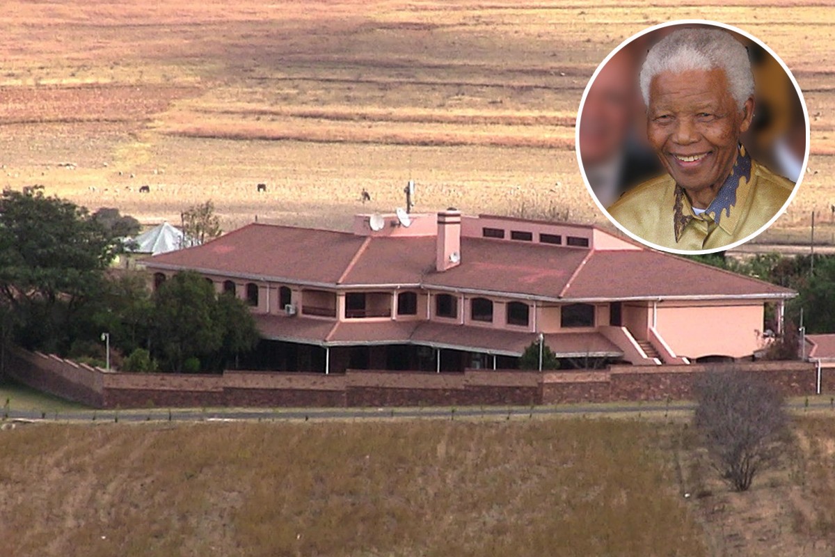 A casa de Nelson Mandela em Qunu, África do Sul