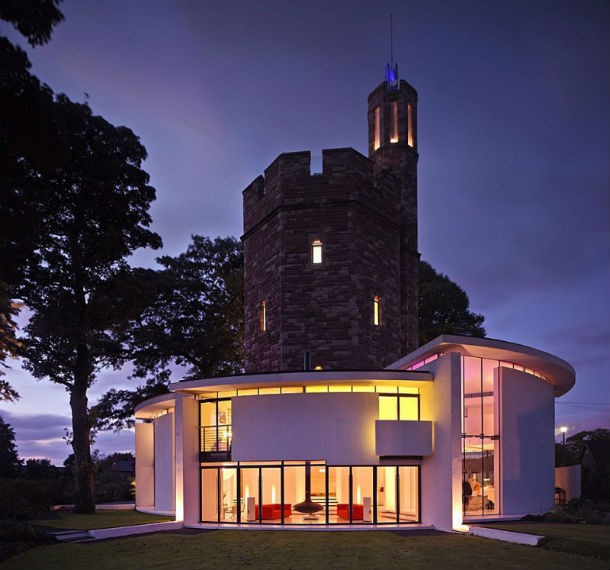 a antiga torre tem um grande interesse arquitectónico e histórico casas de sonho: viver numa torre convertida num local único no reino unido (fotos)