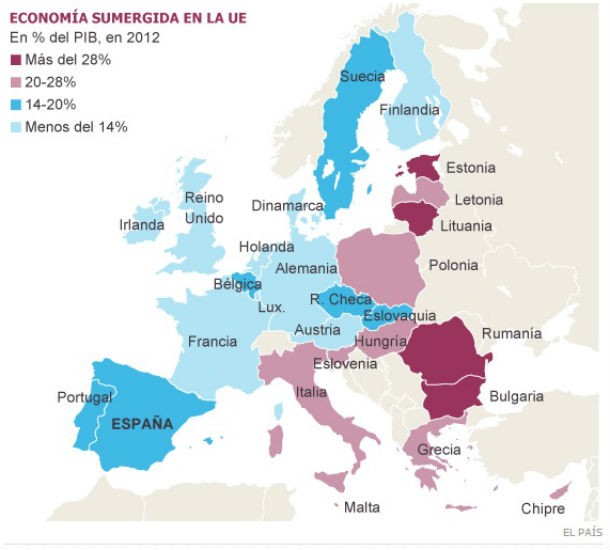fonte: el país radiografia do dia: taxa de desemprego nos países europeus