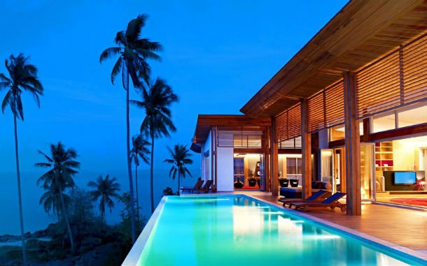 casas luxuosas com piscinas de horizonte infinito (fotos)