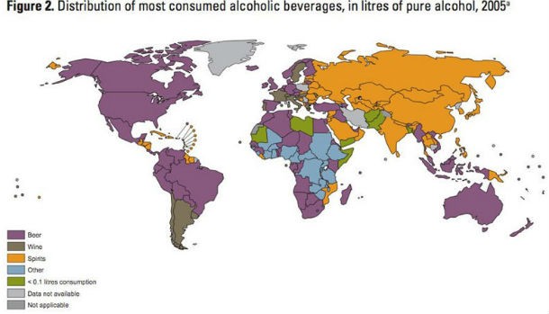 radiografia do dia: consumo de bebidas alcoólicas no mundo 