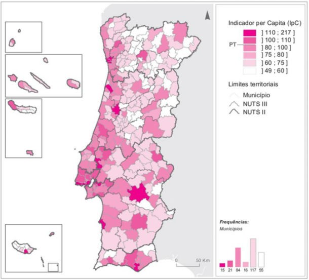 Radiografia do dia: Indicador per capita do poder de compra no País por município, em 2011