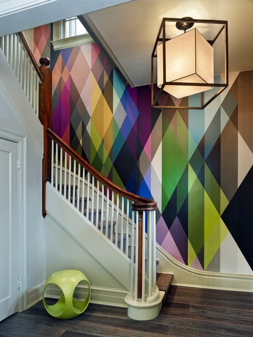Ideias para decorar quartos com papel de parede (fotos)