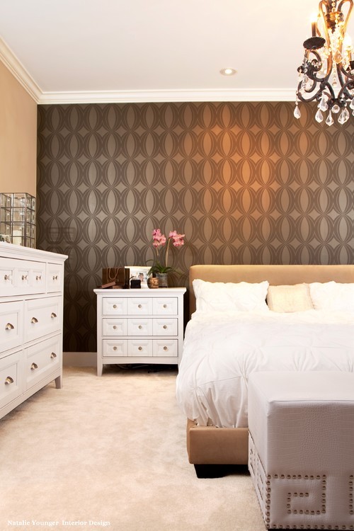 Ideias para decorar quartos com papel de parede (fotos)
