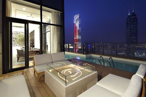 Casas de sonho: Viver nas alturas de uma penthouse na China (fotos) 