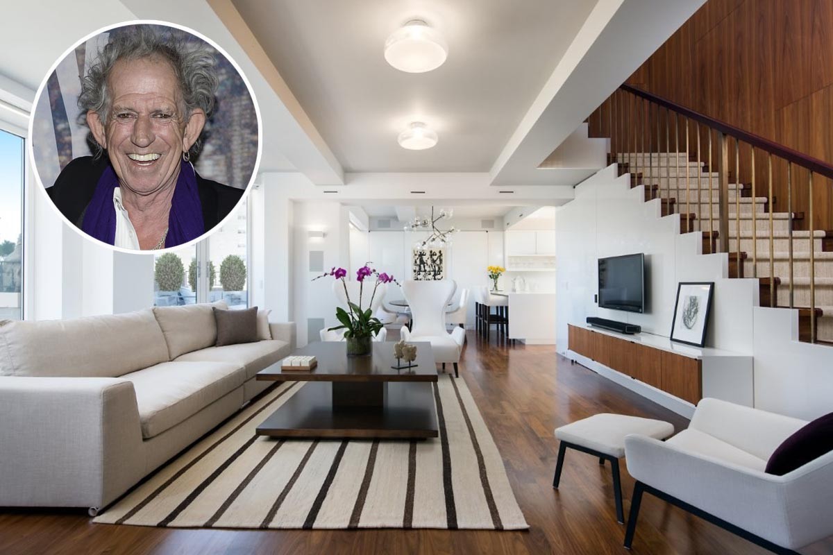 Keith Richards compra um espetacular duplex em Nova Iorque por 7,5 milhões (fotos)