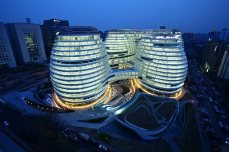 ight_view_of_the_Galaxy_SOHO_developed_by_SOHO_China_in_Beijing