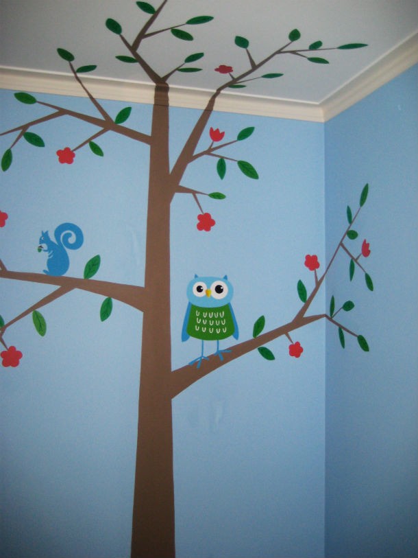 Pintura decorativa: personalizar a casa com inspiração na Natureza (fotos)