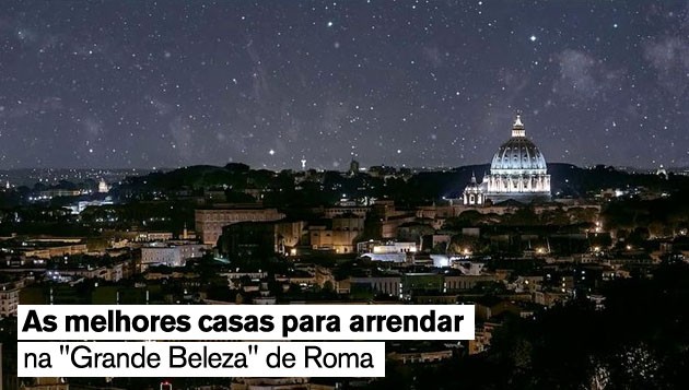 As melhores casas para arrendar na "Grande Beleza" de Roma (fotos)