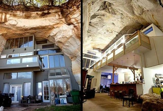 Casas de sonho: Viver numa antiga mina de pedra nos EUA (fotos)