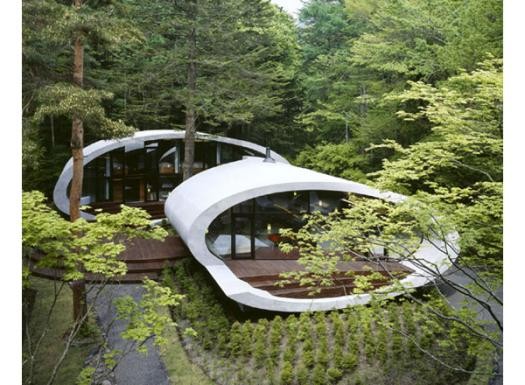 Casas de sonho: Viver numa mansão em forma de concha no Japão (fotos)