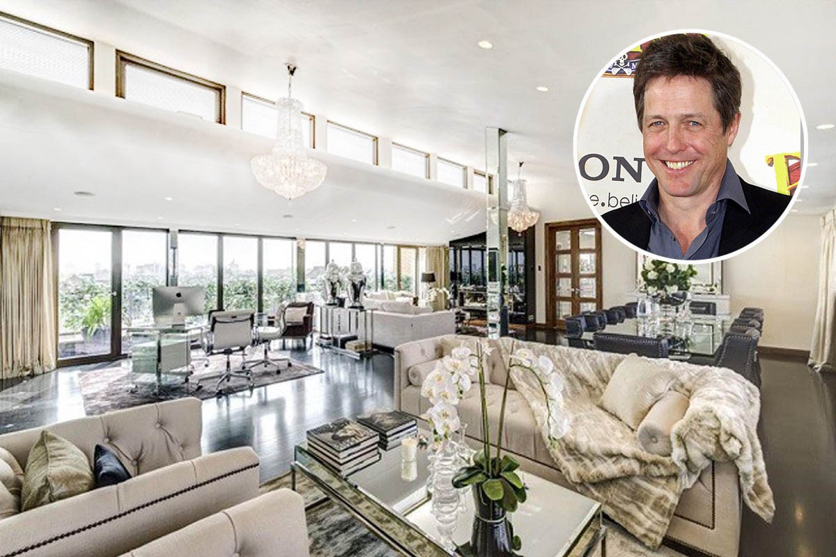 Apartamento de solteiro de Hugh Grant em Londres está à venda (fotos)