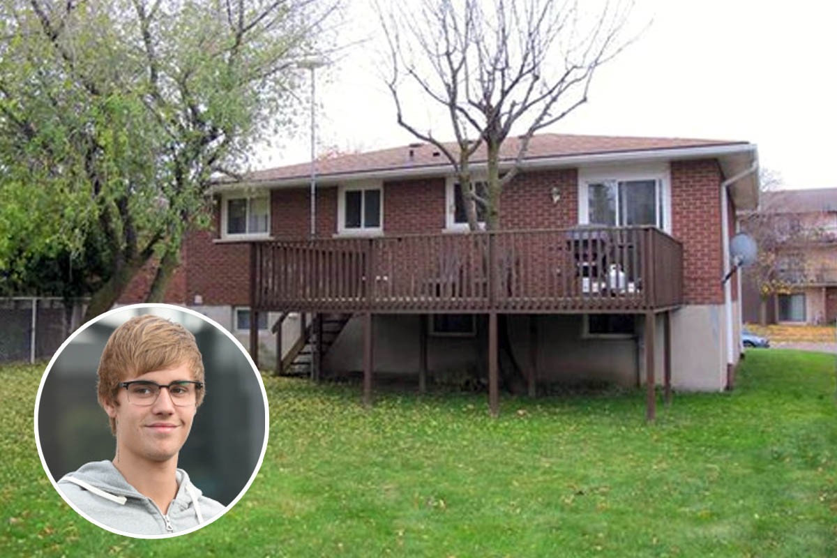 A modesta casa na qual Justin Bieber passou a infância está à venda por 222.000 euros (fotos)