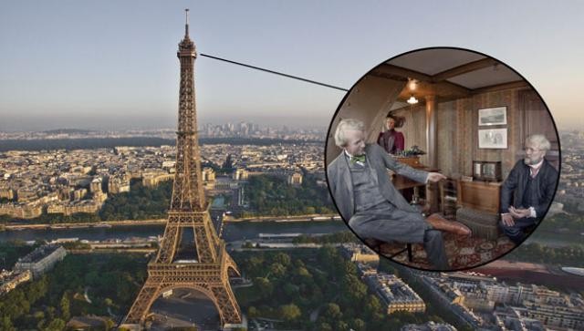 O apartamento secreto da Torre Eiffel