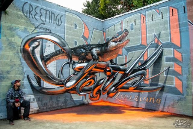 Arte urbana: Odeith, o português que transforma paredes em murais 3D (fotos) 