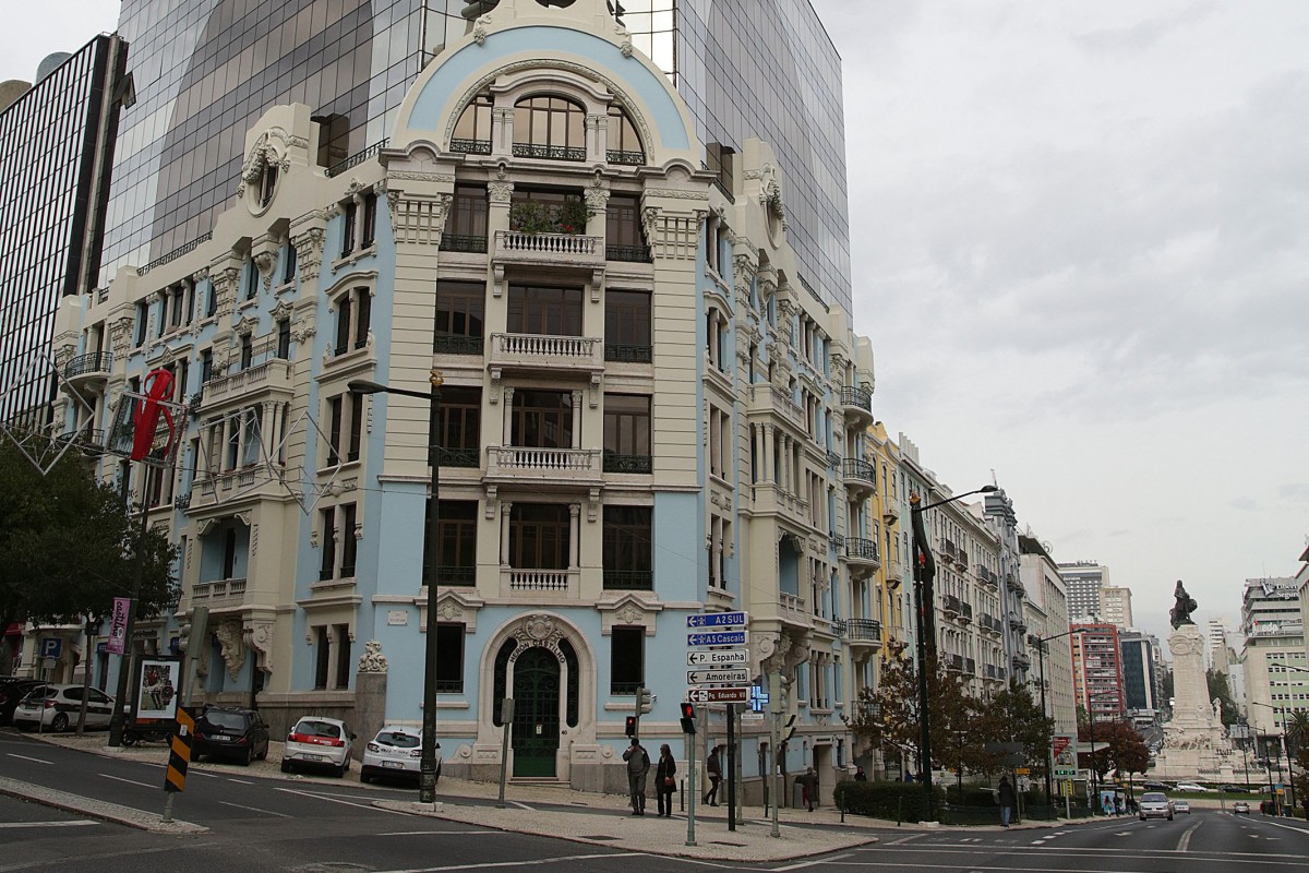 Edifício onde José Sócrates viveu em Lisboa